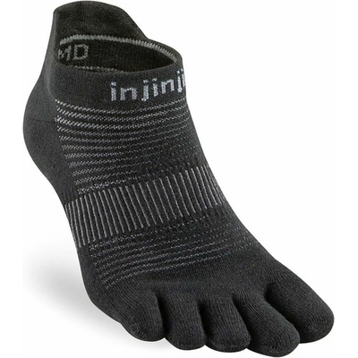 Injinji RUN Lightweight No-show Coolmax prstové ponožky black