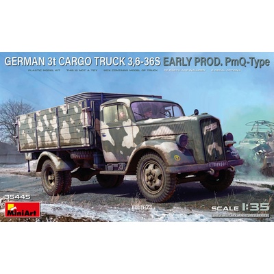 Miniart German 3t Cargo Truck 3,6-36S Early Prod. PmQ-Type 1:35