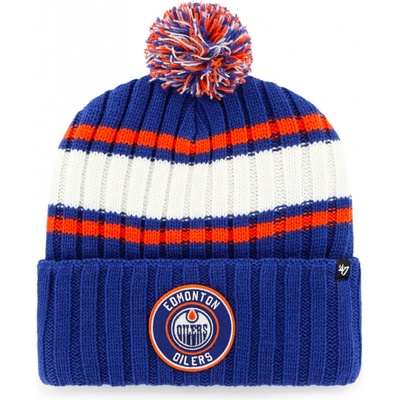 47 Brand pánská zimní čepice Edmonton Oilers Plateau ’47 Cuff Knit
