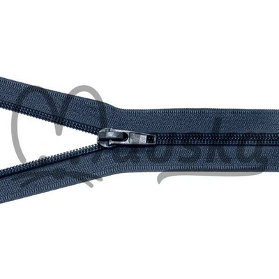 Zip spirálový bundový 5mm dělitelný délka 40 cm - NAVY MODRÁ