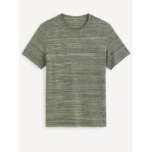 Celio Зелено-сива мъжка тениска Celio Gejecte Celio | Siv | МЪЖЕ | S