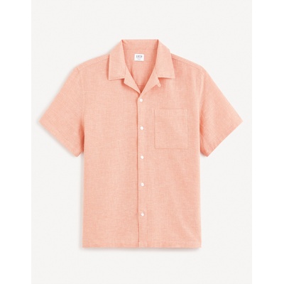 Celio Кайсиева мъжка ленена риза Celio Fatext Celio | Oranzhev | МЪЖЕ | S