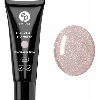 Bio Nails polygél Champagne Glow No Hema v tube 30 ml