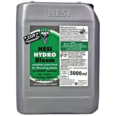 Hesi Hydro Bloom 5L - минерален тор за цъфтеж в хидропоника