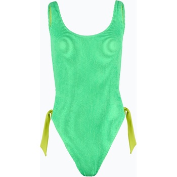 Hurley Дамски бански Hurley Solid Scrunch Moderate One Piece seafoam