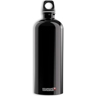 Sigg Trinkflasche alu Traveller 1 L čierna