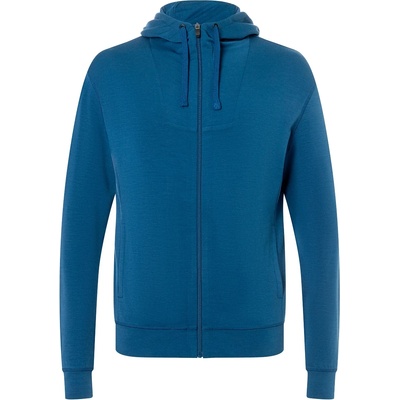 super. natural Мъжко вълнено яке super. natural Everyday Hoodie Zip-up hoodie - Ocean Blue (005-4392-0811)