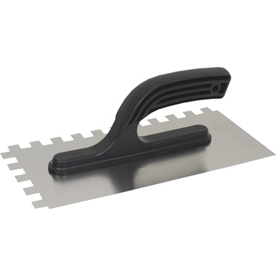 hladítko nerezové, s plastovou rukojetí, zub 12 mm, 270 x 130 mm, hobby 0.27 Kg TOP Sklad4 109126 8591403191263