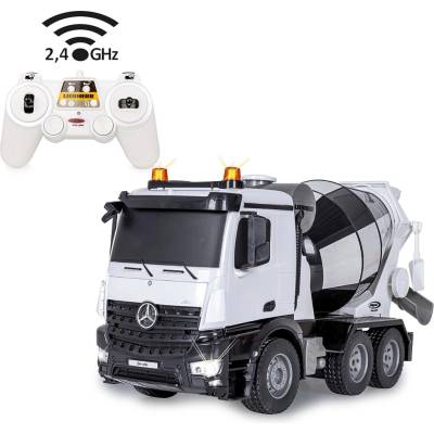 Jamara Merecedes-Benz Arocs CEMENT MIXER 4WD liceneováno funkční mix zvuk LED RTR 1:20
