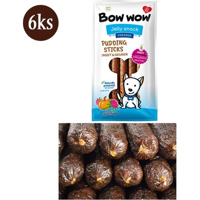Bow Wow XS Klobása pre psa - kolagén a hmyz 6 ks 30 cm