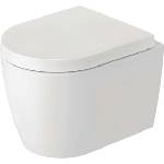 Duravit ME by Starck - Окачена тоалетна чиния, Rimless, DuraShield, матово бяло 253009AC00 (253009AC00)