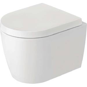 Duravit ME by Starck - Окачена тоалетна чиния, Rimless, DuraShield, матово бяло 253009AC00 (253009AC00)