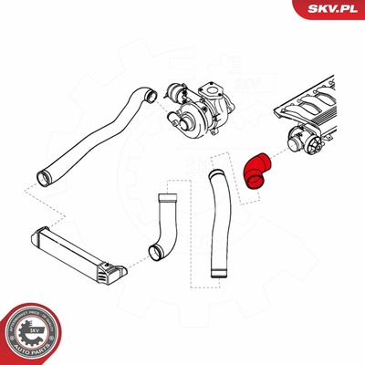 Hadica plniaceho vzduchu ESEN SKV 24SKV701