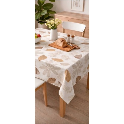 Obrus PVC Z-Z 16, metráž, 20 m x 140 cm, jesenné listy hnedé, IMPOL TRADE