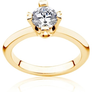 SAVICKI Годежен пръстен Solitaire: злато. диамант