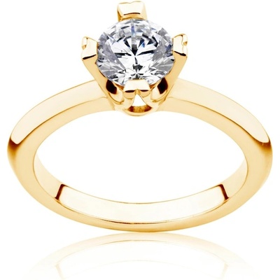 SAVICKI Годежен пръстен Solitaire: злато. диамант