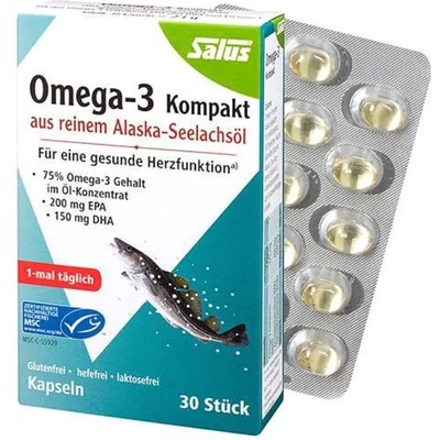 SALUS Omega-3 Kompakt, 30 капсули, Salus