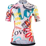 Nalini Дамска фланелка с къс ръкав за колоездене Nalini Women's Graffiti Jersey Cycling jersey - Graffiti - размер XS (156-2820-0111)