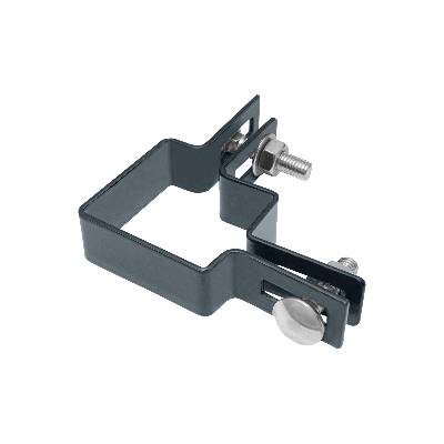 Фиксатор пано-стълб /ъглов/ Цвят сив (ral 7016) (pols5119)