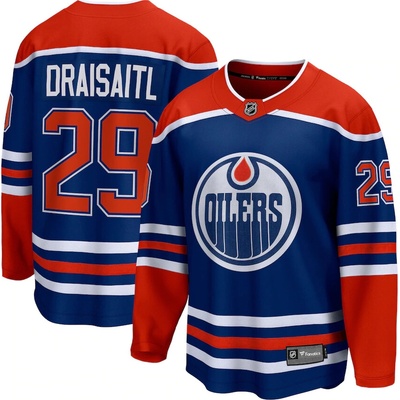 Fanatics Dres Edmonton Oilers Leon Draisaitl #29 Breakaway Alternate Jersey