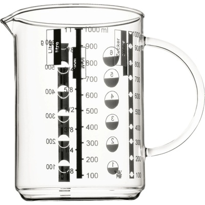 WMF sklenená odmerka 1 l Gourmet 605972000