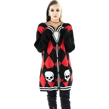 VIXXSIN HARLEQUIN svetr černá