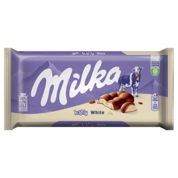 Milka Шоколад Milka bubbly бял 95гр