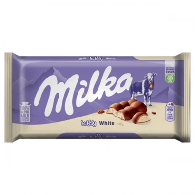 Milka Шоколад Milka bubbly бял 95гр