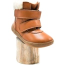 Pegres Barefoot SBF42 dětské zimní boty hnědé