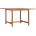 Градинска трапезна маса, 110x110x75 см, тик масив