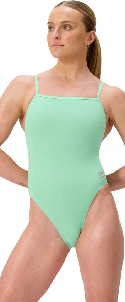 Speedo Solid Web Back Green