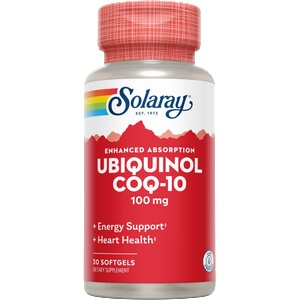 SOLARAY Убихинол CoQ-10 - 30 капсули