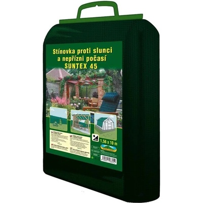 Nohel Garden Stínovka PE SUNTEX 45 % s oky 1,5 x 10 m zelená