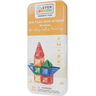 Cleverclixx Magnetická stavebnice mini - cestovní (28 ks) – Hledejceny.cz