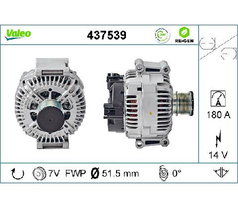 Alternátor VALEO 437539