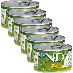 N&D Prime Adult boar & apple 6x140 g
