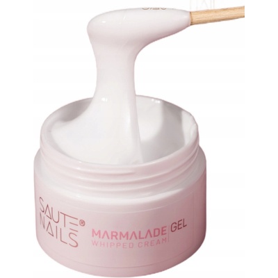 Saute Nails stavební gel Marmalade Whipped Cream bílý 50ml