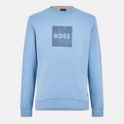 HUGO BOSS Блуза Boss Men's Stitch Crew Crew Sweatshirt - Pastel Blue 451