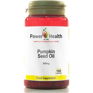 Power Health Простата и уринарен тракт - Масло от тиквено семе 300 mg, 100 капсули (002149 (DIS76) PWH)
