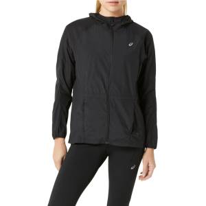 Asics Дамско яке за бягане Asics Women's Road Packable Jacket Running jacket - Performance Black (128-0478-0214)