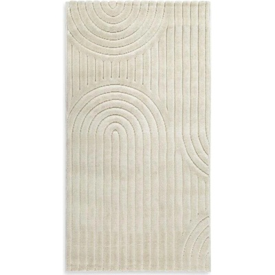 Takoy Koberec 80x150 cm béžový s reliéfním 3D vzorem VENUS BOHO 2-HF-489212 | 80 x 150 cm