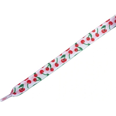 TOBBY CHERRY Dětské elastické ploché bílé