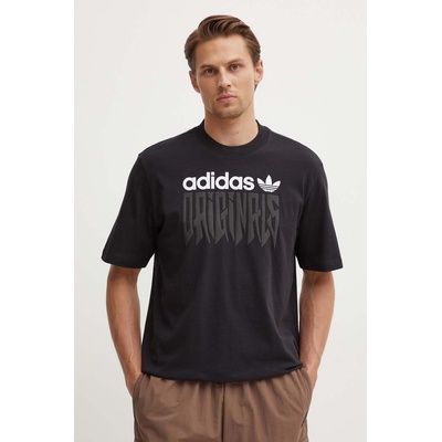 adidas Originals Памучна тениска adidas Originals в черно с принт IZ4831 (IZ4831)