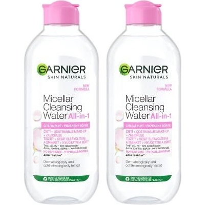 Garnier Skin Naturals Micellar Water All-In-1 sada 2x micelárna voda 400 ml