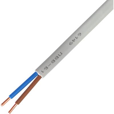 КАБЕЛ ПВВБ1 2х2.5 E-YDYp БЕЗ МОСТОВ БЯЛ (C0101010636)