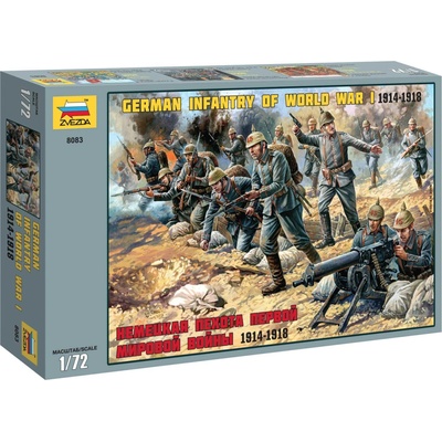 Zvezda figurky Německá pěchota 1:72