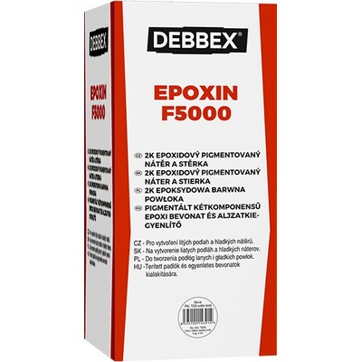 Den Braven EPOXIN F5000 6 kg sada plechovek 5 + 1 kg smaragdová zelená RAL 6001