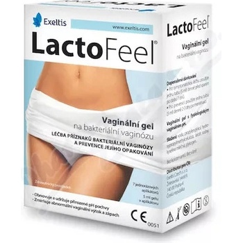 LactoFeel vaginálny gél 7 x 5 ml + utierky pre intímnu hygienu