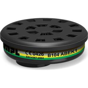 MPL Филтър за защита от газове и пари b104 abek1 подходящ за маски mpl (b104)