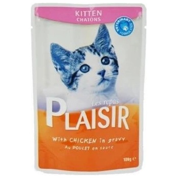 Plaisir Cat kitten kuřecí 100 g